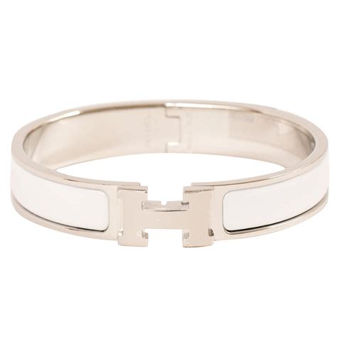 hermes bracelet chain|hermes bracelet white and silver.